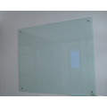 Placa branca de vidro temperado para uso do escritório